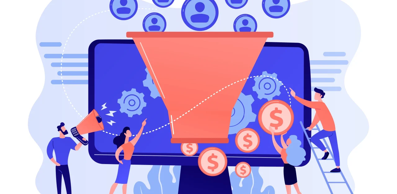 Lead Nurturing vector